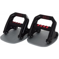 Тренажер, 3 в 1, упори, еспандер, колеса для пресу, м'язів рук, грудей, плечей, пояси, 2 кольори (MS-2743)