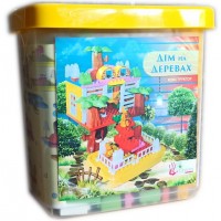 Конструктор Будинок на дереві 84 дет. (013888/13) Пластиковий бокс, ТМ Долоні