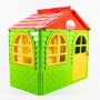 Дитячий пластиковий будиночок Долоні (02550/13) Зелено-червоний