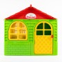 Детский пластиковый домик Долони (02550/13) Зелено-красный