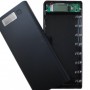 Повербокс, корпус на 8 батарей 18650 для павербанка + ліхтарик. 2 USB, micro-usb, type-c.24000 mah Power Bank