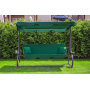 Садова гойдалка JUST GARDEN Relax Comfort 3-міс., до 200 кг! Зелений