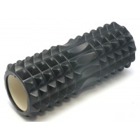 Масажний валик (ролик) Чорний (33 х13 см) - MS 0857-4-B