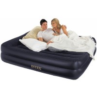 Надувная кровать Intex 64124 (152х203х42 см.) - электронасос и Dura Deam