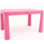 Детский пластиковый стол и два стула + аэрохоккей Долони (04580/31) Розовый