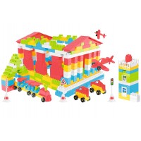 Пластиковий блочний конструктор "Техно 7" (ТЕХ-0557). Технок - 540 деталей. Вага - 3,5 кг.