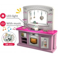 Большая детская кухня Долони (01480/10) - Розовая