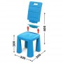 Детский пластиковый стул Долони (04690-1) Голубой