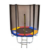 Батут Just Fun 183 см. до 90 кг., наружная сетка. Multicolor