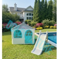 Детская площадка Doloni Base Small, детский домик  + горка (BaseMM-1512)