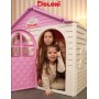 Дитячий майданчик Doloni Base Medium, дитячий будиночок + гірка (BaseMB-0422)