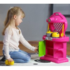 Детская игровая "Кухня 10" ТехноК-2155. Розовая 60x36x18,5 см