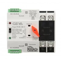 Автомат ввода резерва (ABP) GEYA W2R, 220В-100А, старт и стоп генератора 