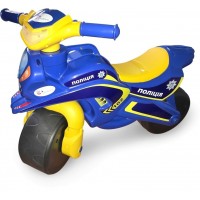 Беговел Полиция (0139/57) Музыкальный Doloni. Синий