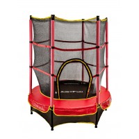 Батут Just Fun 140 см. Для дома и улицы. Красный