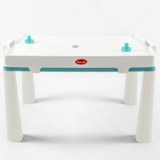Детский стол пластиковый Doloni + аэрохоккей (04580/7) Бирюзовый