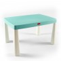 Детский стол пластиковый Doloni + аэрохоккей (04580/7) Бирюзовый