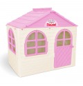 Дитячий пластиковий будиночок (Бежево-рожевий) Долони - 02550/14