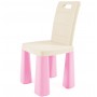 Детский стол и стул с накладкой для игры + 2 набора конструкторов. Doloni 04660/11 Розово-бежевий