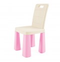 Дитячий стільчик пластиковий Doloni (04690/12) Рожево-бежевий