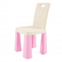 Детский стол и два стула (04680/12) Долони, пластиковый. Розово-бежевый