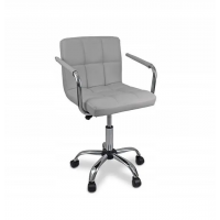 Кресло для дома и офиса Just Sit. Серый Hoker Astana Plus с регулировкой высоты.