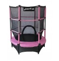 Батут Just Fun 140 см., для дома и улицы. Розовый