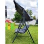 Садовые качели Just Garden Relax до 250 кг. трехместная. Серый