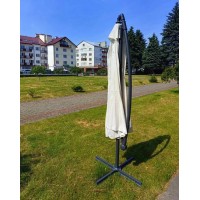 Большой садовый зонт Casablanka 3 м. Бежевый зонт для сада