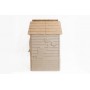 Детский пластиковый домик Doloni (02550/s01eco) 129х69х120 см. Кофейный