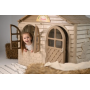Детский пластиковый домик Doloni (02550/s01eco) 129х69х120 см. Кофейный