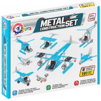 Металевий конструктор Повітряний Транспорт (Технок 1042) 191 деталь. 0,83 кг