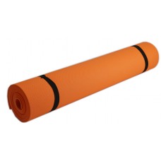 Коврик для фитнеса, йогамат (MS 0380-2) EVA 173-61 см. Оранжевый 5мм.