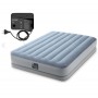 Надувне ліжко Intex 64168 двоспальне 203х152х36 см з електро-насосом