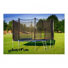 Батут Just Fun 404 см., для дома и улицы. Мультиколор