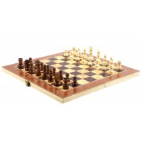 Шахматы / Шашки / Нарды - Набор 3в1, дерево, доска 35 х 35 см.