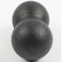 Мяч массажный (двойной, арахис), 8х16 см.Черный MS 2758-2