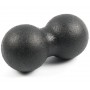 Мяч массажный (двойной, арахис), 8х16 см.Черный MS 2758-2