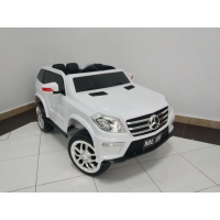 Дитяча машина на акумуляторі Just Drive ML-35. 2 мотори по 40 Вт, MP3, 6 км/ч. Біла