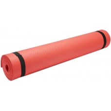 Коврик для фитнеса, йогамат (MS 0380-3) EVA 173-61 см. Красный 6 мм.