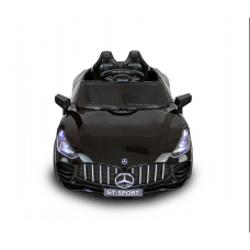 Дитяча машина на акумуляторі Just Drive GTS-1. Чорний електромобіль, два мотора по 30 Вт., MP3, 6 км/ч.