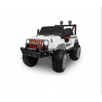 Дитяча машина на акумуляторі Just Drive ЈЕЕР GRAND-RS5. 4 мотора по 20 Вт, MP3, 6 км/ч. Біла