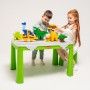 Детский стол и стул с накладкой для игры + 2 набора конструкторов. Doloni 04660/2