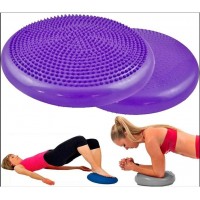 Балансировочкая масажна подушка 33 см (MS-1651F) Фіолетова