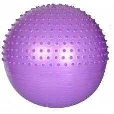 Фитбол 65 см массажный с шипами (MS 1652 F) Фиолетовый