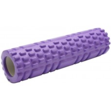 Массажный валик (ролик) для йоги / Фиолетовый/ 29х10 см. - MS 1836