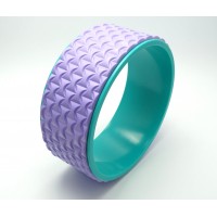 Колесо для йоги. Yoga Wheel, 33×13 см (Світло-фіолетове)