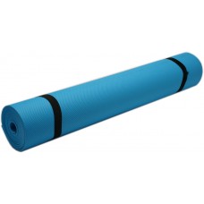 Коврик для фитнеса, йогамат (MS 0380-3) EVA 173-61 см. Синий 6 мм.
