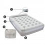 Надувная кровать Bestway 67459 (203х152х38 см.) - электронасос
