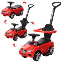 Толокар  BMW Bambi (3503B-3) Красный, звук, свет фар, родительская ручка
